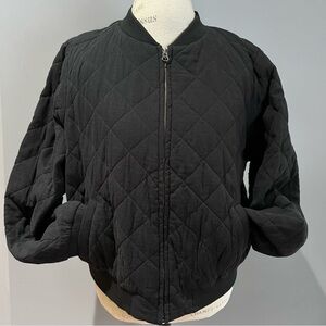 NWT Torrid Double Gauze Quilted Relaxed Fit Bomber (size 0/L12)